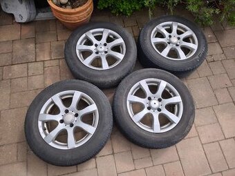 ALU Kola 15, 4x hliník PEUGEOT,CITROEN ,letní pneu 195/65R15
