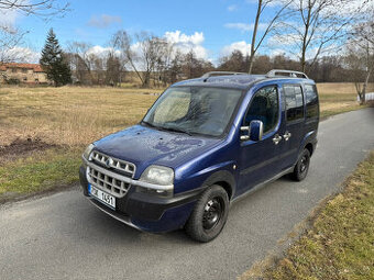 Fiat Doblo 1.6i 76kW, Klima, Tažné, Nová STK