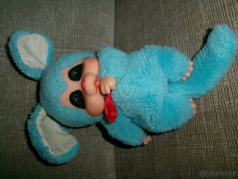 Retro Mončičák-modrý-píská