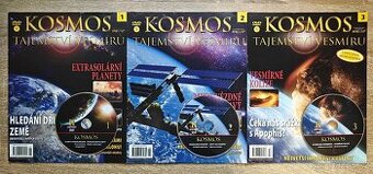 Časopisy Kosmos + DVD (1, 2, 3)