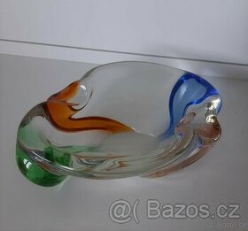 Miska/popelník hutní sklo - 1