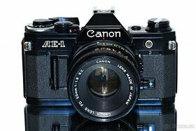 Canon AE-1 Black + FD 1,8/50mm S.C. TOP STAV
