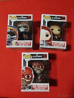 Funko pop figurky - black widow, red guardian a taskmaster