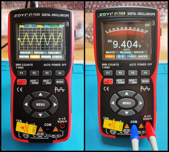 Osciloskop/multimetr ZOYI ZT-702S 5MHz 48MS/s 2in1