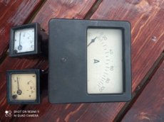 Retro voltmetr a ampermetr