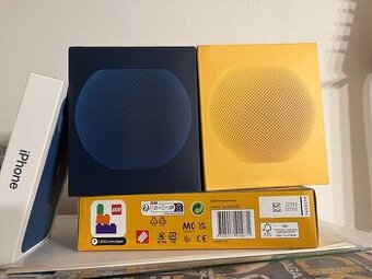 Apple Homepod Mini 2x - modrý a žlutý