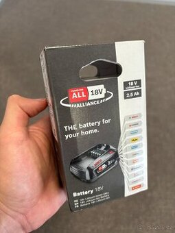 Bosch akumulátor 18V 2,5Ah baterie
