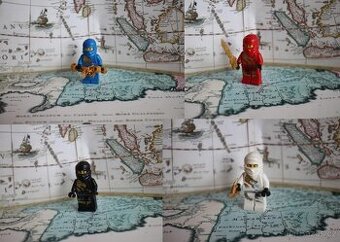 LEGO Ninjago - Jay, Kai, Cole a Zane DX + spinnery a karty