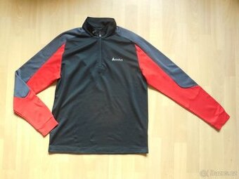 pánská Odlo černočervená mikina,zip u krku,rovná sport. L/54 - 1