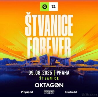 Oktagon 74 Štvanice 2x lístek sektor B2 první řada
