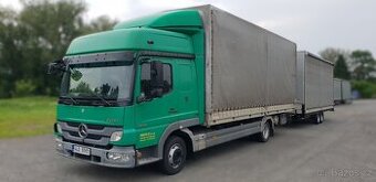 ATEGO 818, Euro 5, valník + přívěs - 1