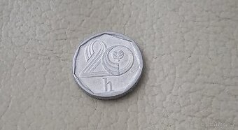 Mince 20 haléřů 1996