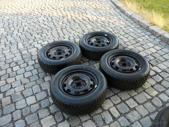 ZIMNÍ PNEU + DISKY ŠKODA 195/65R15 VW SEAT 15"