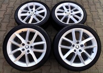 Alu kola originál Škoda Octavia II, III, RS 5x112 R18 Gemini