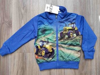 Chlapecká mikina s traktorem nová
