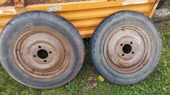 Staré, historické disky s pneu, Tatra, Praga, 16 palců