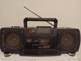 Sharp WQ 238H radiomagnetofon retro 2 kazeťák