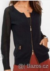 Nový moderní dámský černý svetřík vel. 46-48