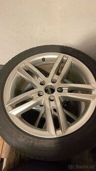 Prodám alu sadu 245/45 R18 Audi+zimní Michelin