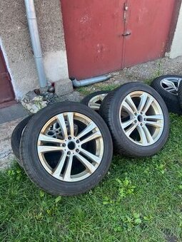 Sada alu kol na BMW 19" + zimní pneu cca 4-4,5mm