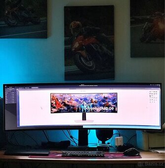 49’’ Samsung Odyssey OLED G9 monitor / top stav