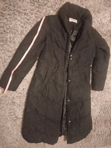 Dámský dlouhý péřový kabát vel..38-40