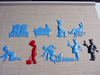 rozlišovače na dveře - retro