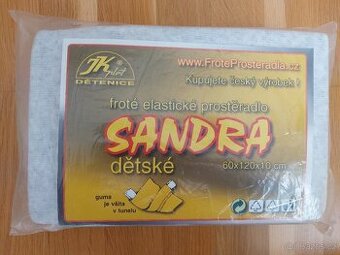 Dětské froté prostěradlo