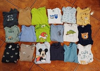 18 body s dlouhým rukávem, vel. 74