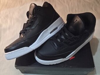 Nike Air Jordan 3 Retro black/white vel. 43 🔥 NOVÉ