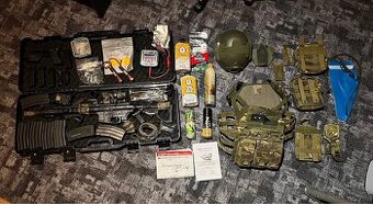 AIRSOFT SADA - ICS CXP MARS + Glock + komplet příslušensví