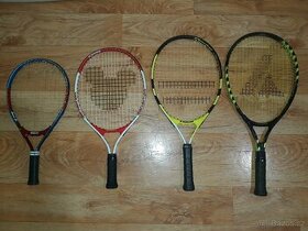 Dětské tenisové rakety 17, 19, 21 a 22".