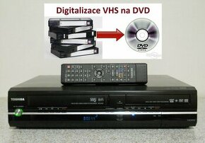 ⚠️VHS-HDD-DVD rekordér Toshiba RD-XV48