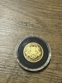 Medaile Vznik Československé republiky s ryzího zlata - 1