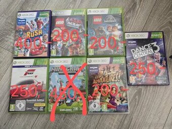 Hry na Xbox 360 a Kinect