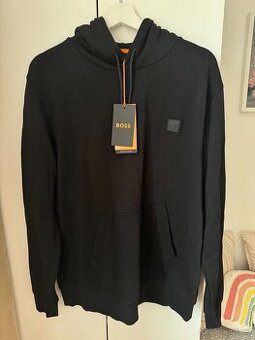 Černá mikina Hugo Boss s kapucí