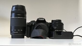 Conon EOS 2000D + příslušenství a objektivy