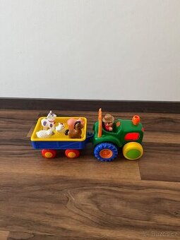 Hrací jezdící traktor traktůrek se zvířátky Kiddieland - 1