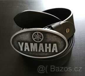 Luxusní kožený opasek s přezkou YAMAHA - nový, nepoužitý