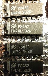 Integrované obvody DM74LS02N