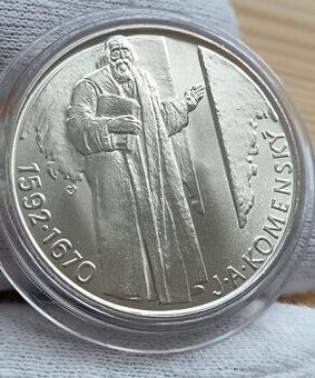 AG pamětní mince 500kčs Jan Ámos Komenský 1992
