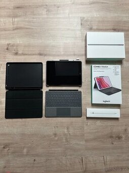 iPad 9. generace + Apple Pencil + Logitech klávesnice – TOP