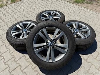 4x al kola 5x120 17 + pneu letní 215/60 R17C