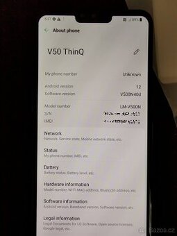 LG V50 Thinq NEROZBALENÝ