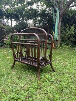 vintage košík na noviny - 1