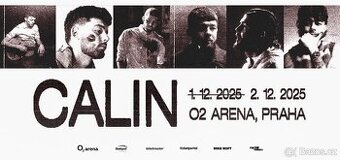 4× VIP lístek na koncert Calin – O2 arena (oba termíny)