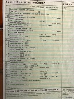 prodám Mercedes-Benz, 2,5D, W124