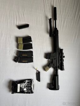 Airsoft puška CM.612, M4 UX, Nylon - Black [CYMA]