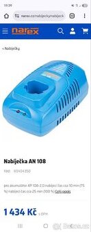 Nabíječka NAREX + baterie