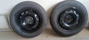 2ks Škoda Fabia 1 zimní pneumatiky a disky